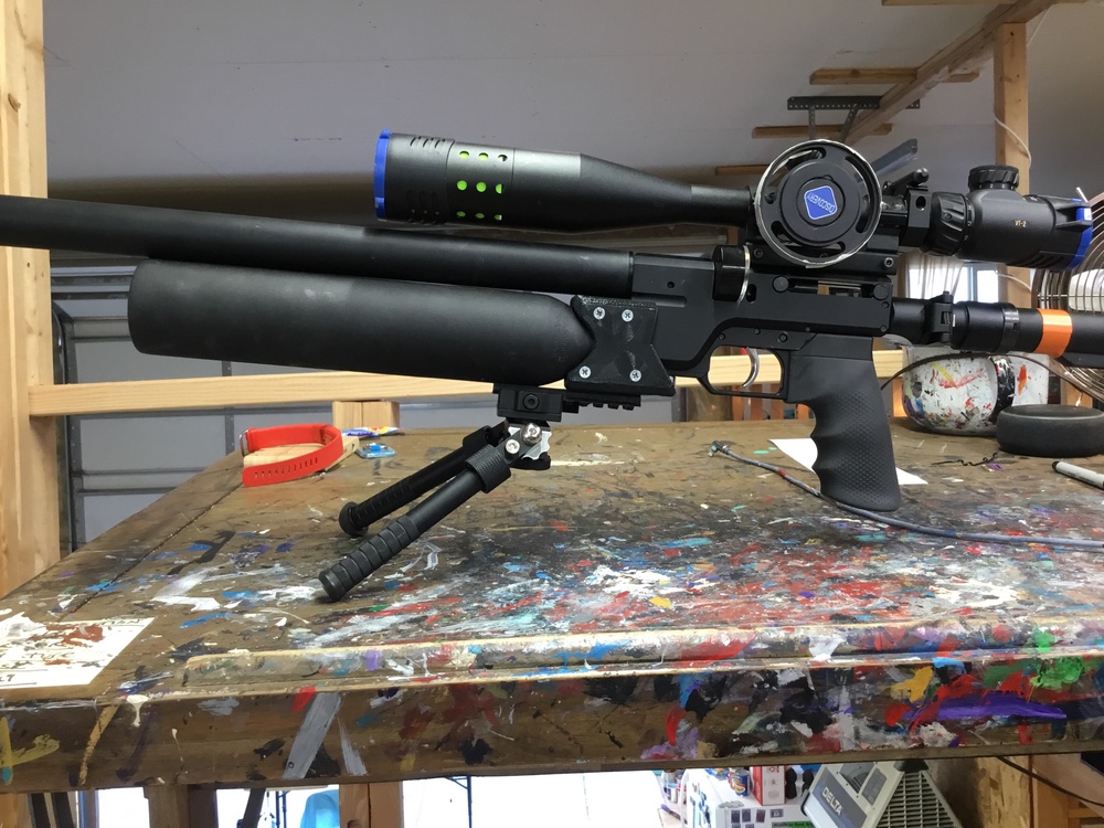 Bipod for PCP airguns.