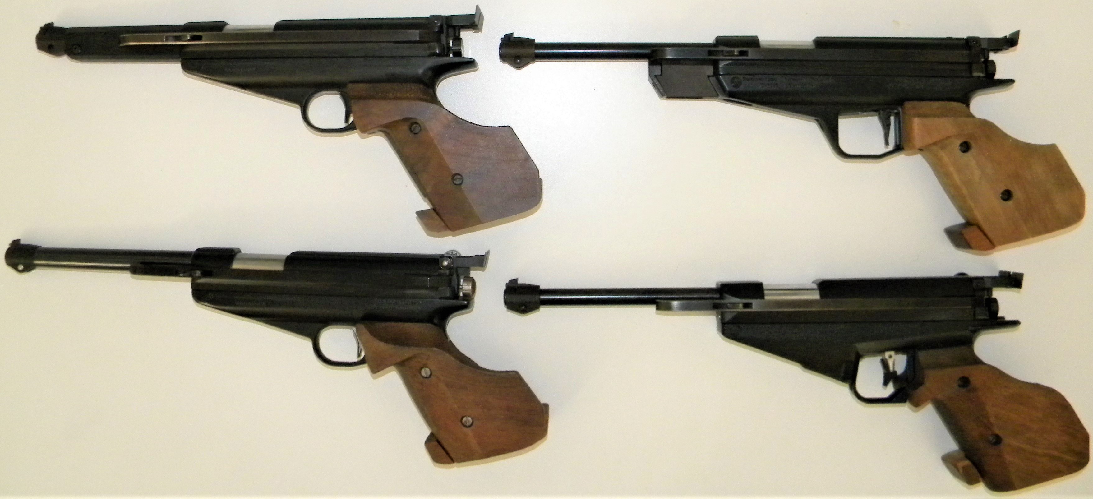 51 FWB 65MKI, 65MKII with barrel weight, 80, 90.JPG