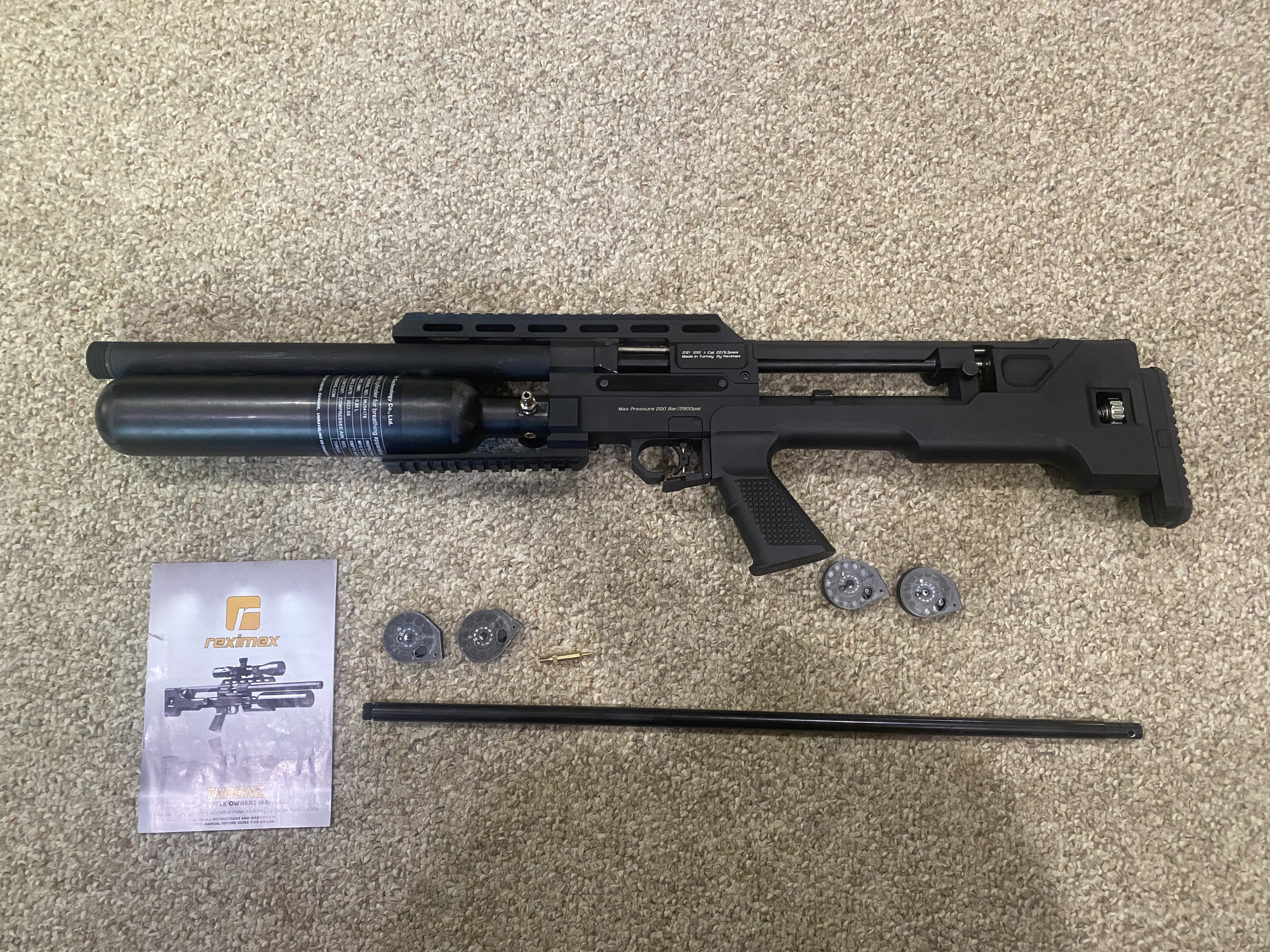 PCP Rifle Reximex throne .22 .25 cal Airgun Forum Airgun