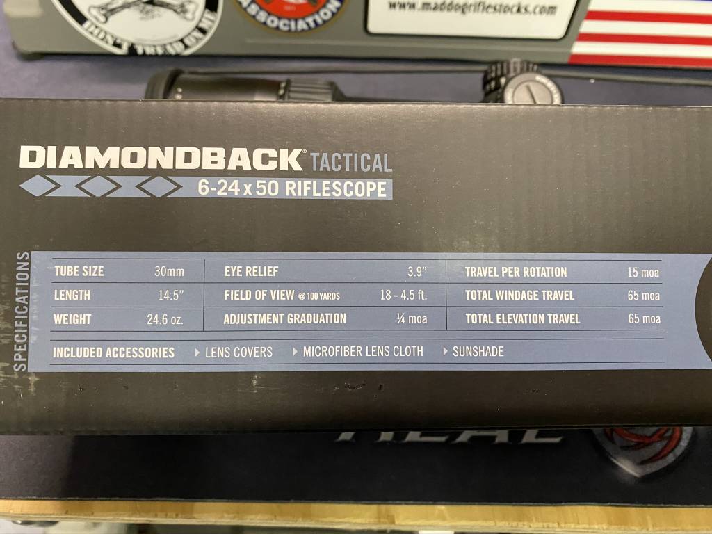 [SOLD] Vortex Diamondback 6-24x50 FFP | Airgun Forum | Airgun Nation ...