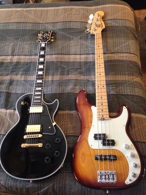 guitars lp and Pbass.JPG