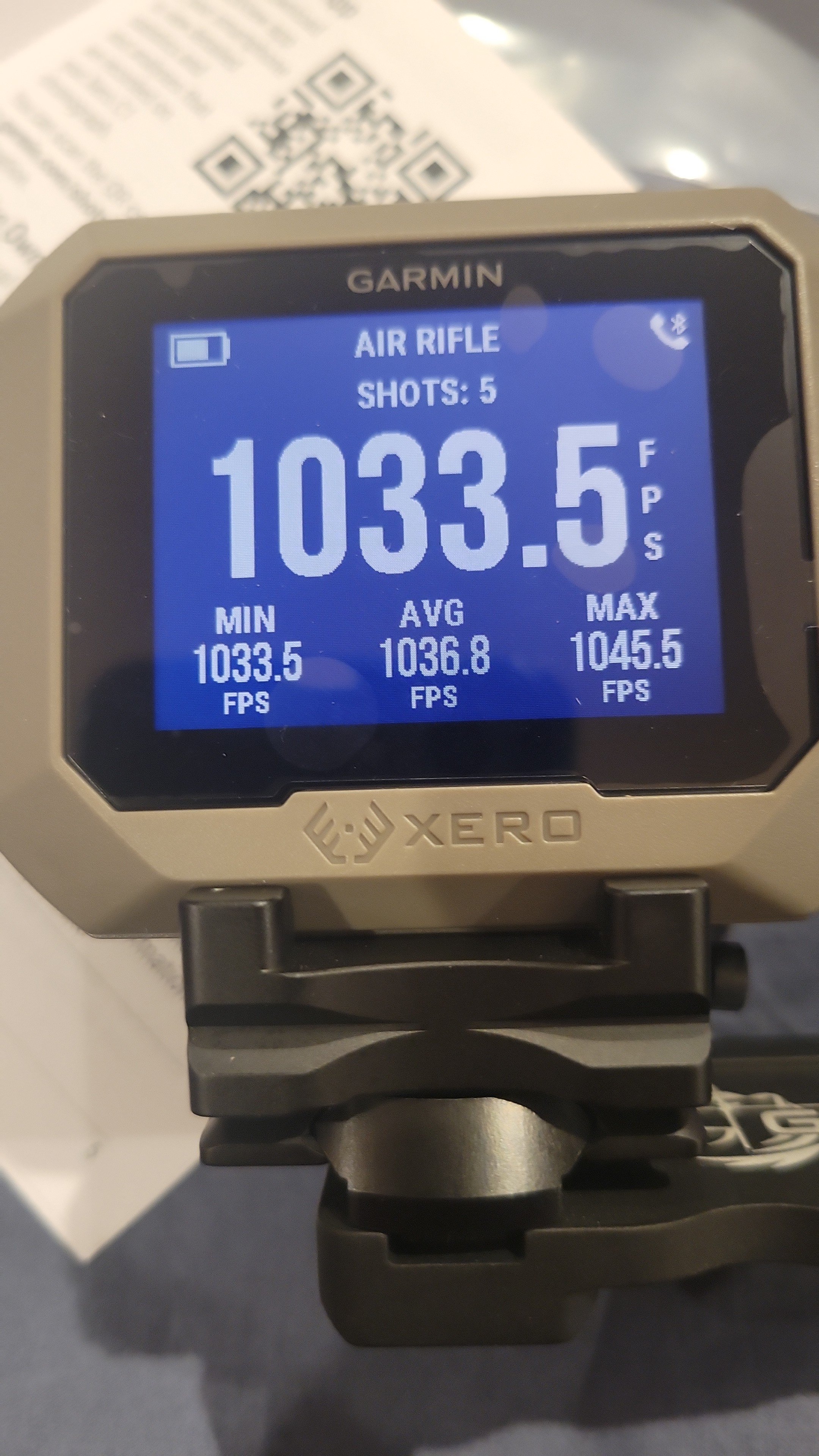 NEW Garmin xero testing Airgun Forum Airgun Nation Best