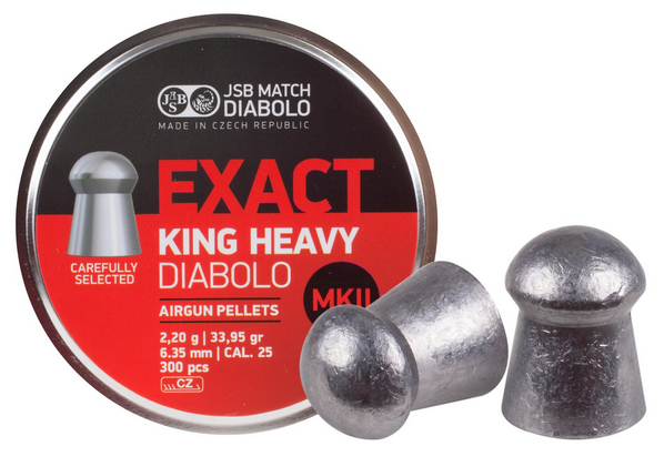 JSB Match Diabolo Exact King MKII Heavy .25 Cal 33.95 Grains Domed 300ct.png