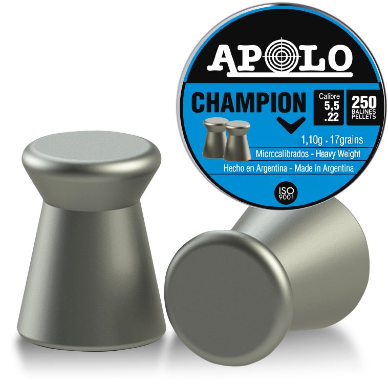 Pellets.  Wadcutter .22cal.  Apolo. 5.5mm. Champion. 01.jpg