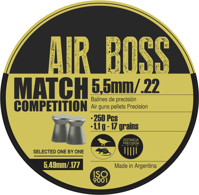 Pellets.  Wadcutter .22cal.  Apolo (=Air Boss). 5.5mm. Match Competition. 01.png