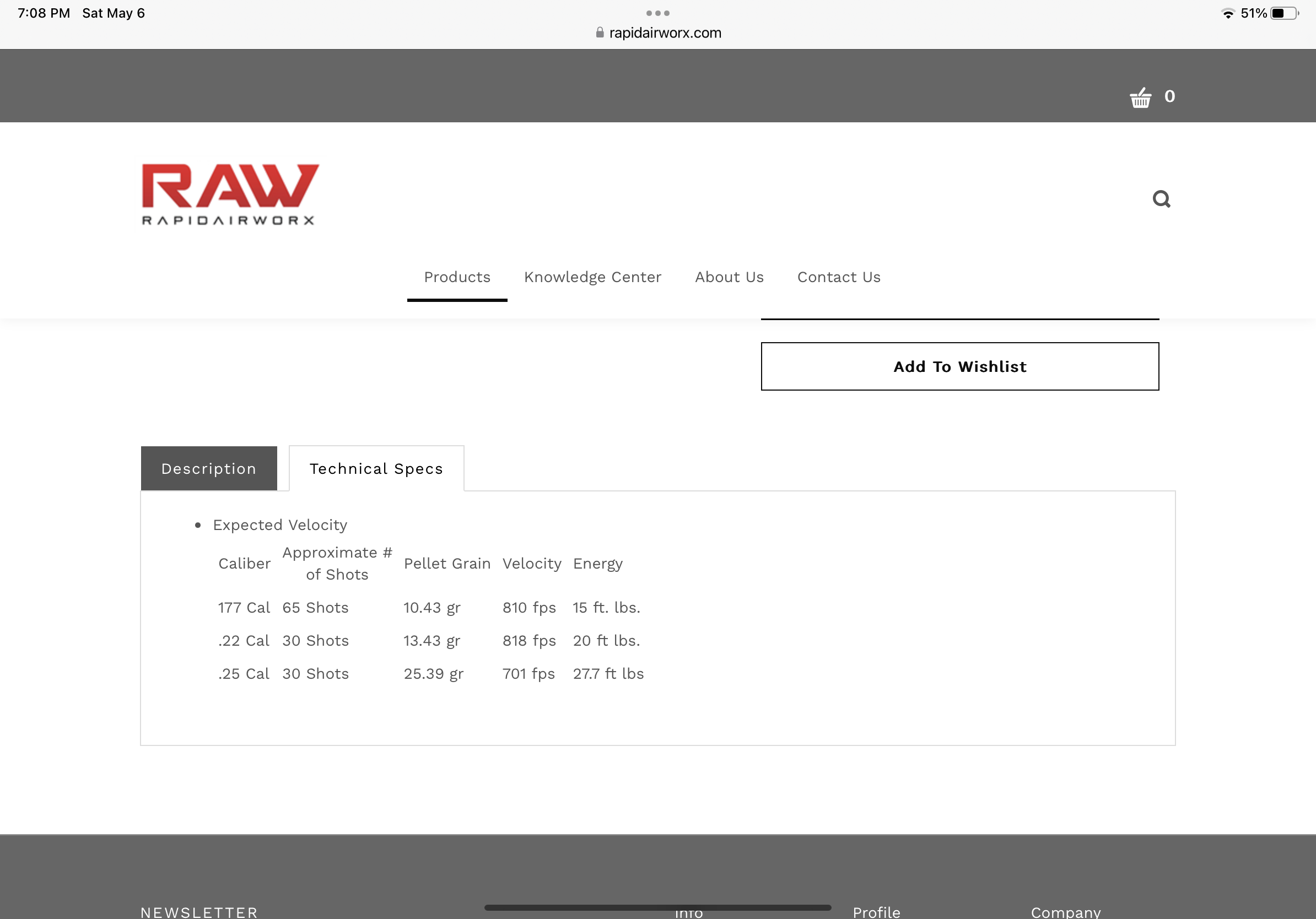 R.A.W. - Micro Hunter Rifle - Made In The USA - RapidAirWorx.com.png