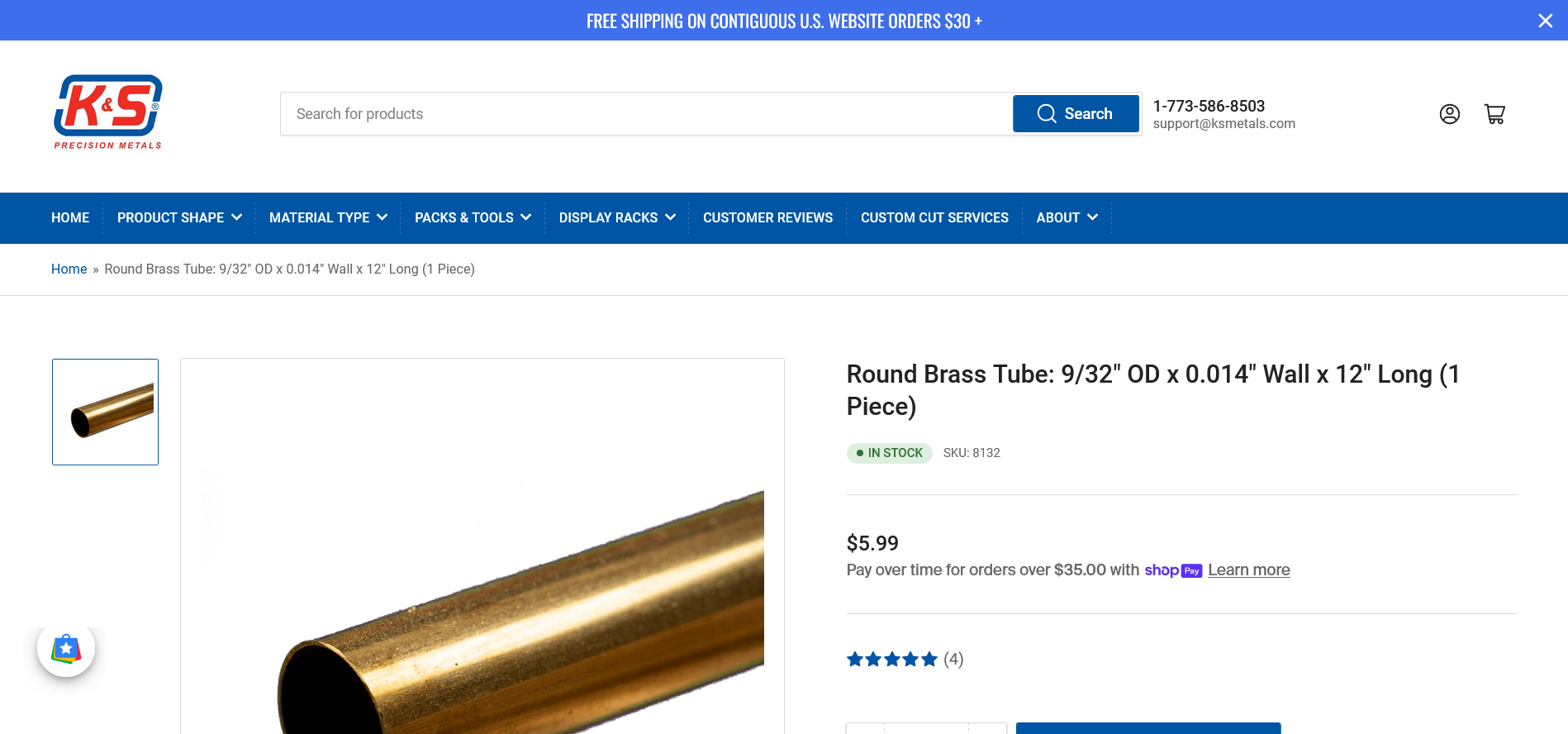 Screenshot 2025-01-14 at 10-57-52 Round Brass Tube 9_32 OD x 0.014 Wall x 12 Long (1 Piece) – ...png