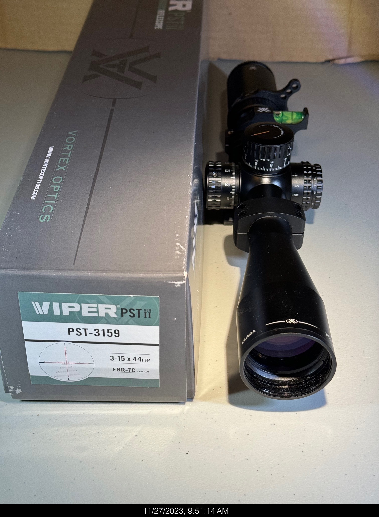 Vortex Viper PST Gen II 3-15x44 FFP - Pic 02.jpg