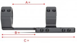 Mounts, Cantilever. Monstrum -- Model Low Profile Ultra Series Offset Scope Mount.  For Missin...jpg